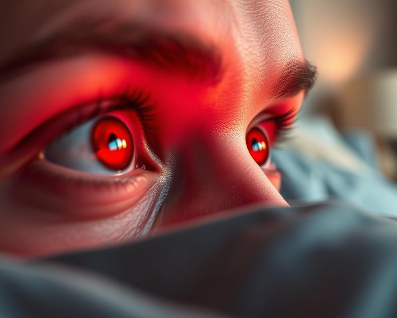 Czerwone oczy po przebudzeniu: przyczyny i domowe metody łagodzenia